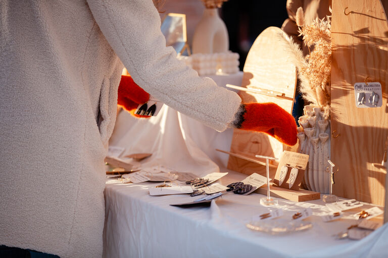 Eventfoto vid julmarknad på Skylten, fotografer Linköping